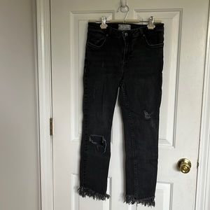 Free people black size 29 jeans